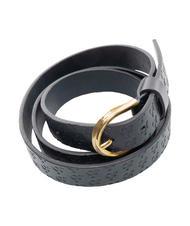 ROCCOBAROCCO EMBOSSED Ceinture en cuir bleu - Ceintures - 3