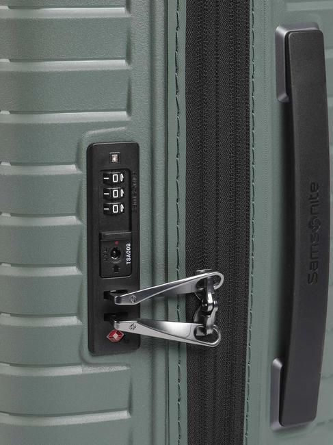 INTUO Chariot &agrave; bagages &agrave; main vert olive - Valises cabine