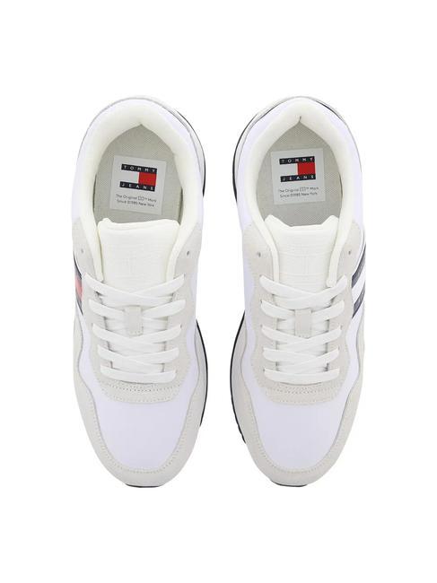 TOMMY JEANS MODERN RUNNER  Baskets blanc - Chaussures Homme