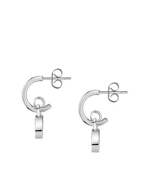 ABBRACCIO Boucles d'oreilles charms coeur avec zircons blanc - Boucles d'oreilles