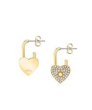 MORELLATO ABBRACCIO Boucles d'oreilles coeur avec zircons or - Boucles d'oreilles - 3