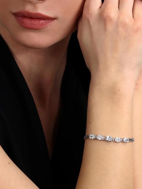 COLORI Bracelet chaîne avec zircons blanc - Bracelets