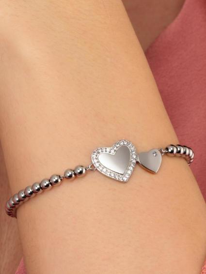 LOVE Bracelet avec pendentif ARGENT - Bracelets