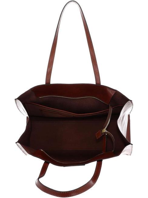 MIRRA  Sac bandoulière, en cuir MARRON - Sacs pour Femme