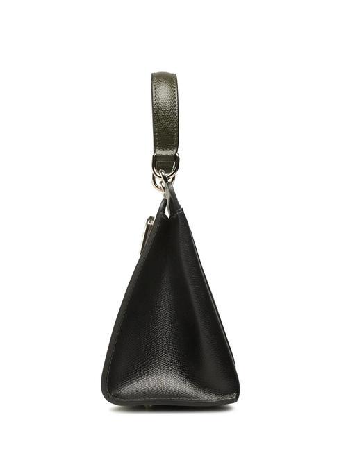 1927 Mini sac à main en cuir perle et + noir + sauge c - Sacs pour Femme