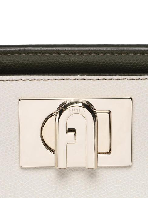 1927 Mini sac à main en cuir perle et + noir + sauge c - Sacs pour Femme