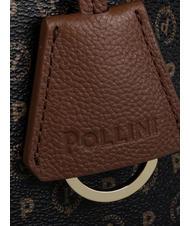 POLLINI Tapir Sac à bandoulière brun noir - Sacs pour Femme - 4