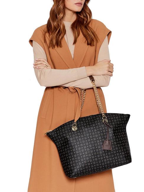 Tapir Sac à bandoulière brun noir - Sacs pour Femme