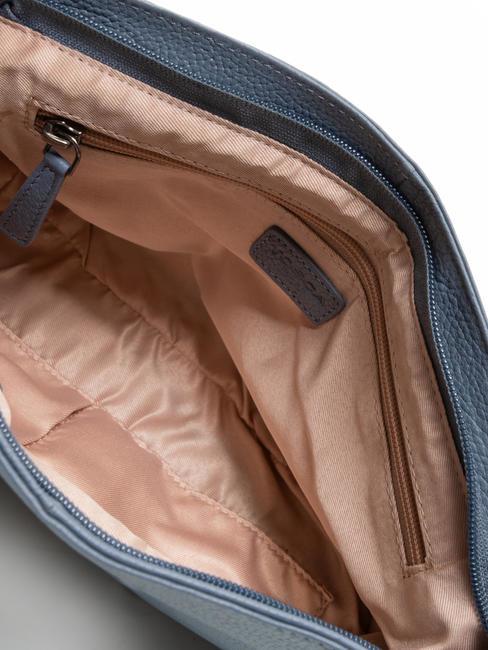 MIMOSA  Sac bandoulière, en cuir ciel bleu - Sacs pour Femme