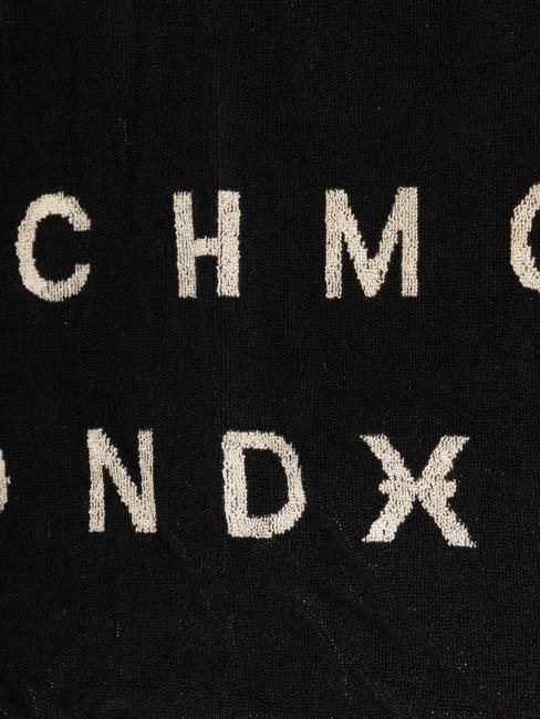 DARDERI  Serviette de plage en coton noir/gr - Accessoires Voyage