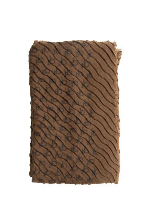 LOGO ALL OVER Foulard marron - Écharpes
