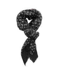 ROCCOBAROCCO LOGO ALL OVER Foulard noir - &Eacute;charpes - 2