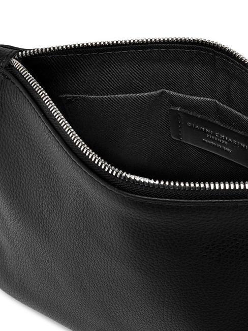 NORA POUCH Sac en cuir avec bandoulière Noir - Sacs pour Femme