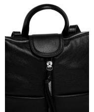 GIANNI CHIARINI GIADA Sac &agrave; dos en cuir pour femme Noir - Sacs pour Femme - 4