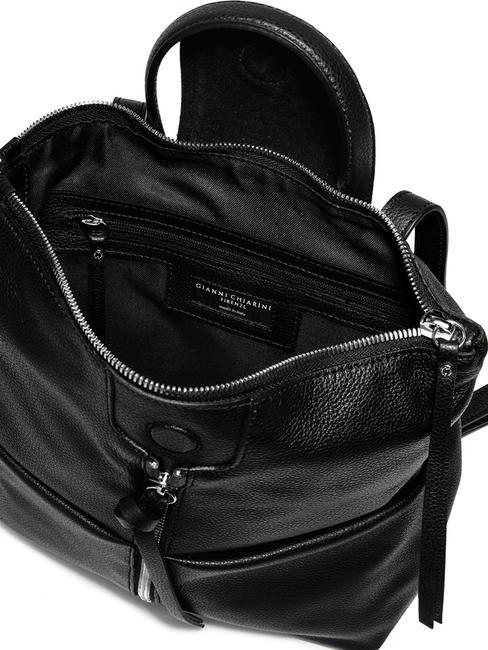 GIADA Sac &agrave; dos en cuir pour femme Noir - Sacs pour Femme