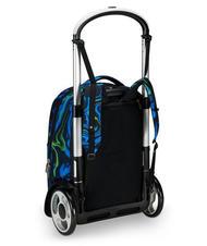 SEVEN TYRE MULTI-SHADE Sac &agrave; dos trolley 3 en 1, amovible Noir - Sacs &agrave; dos &agrave; roulettes - 5