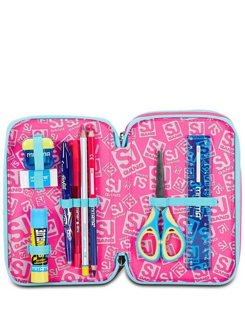 PINKFUR GIRL Trousse avec trousse scolaire compl&egrave;te bleu &eacute;clat - &Eacute;tuis et Accessoires