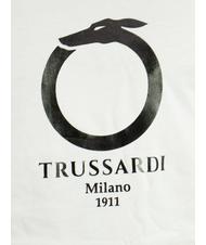 TRUSSARDI 1911 LUX  T-shirt en cotton blanc - T-shirt - 3