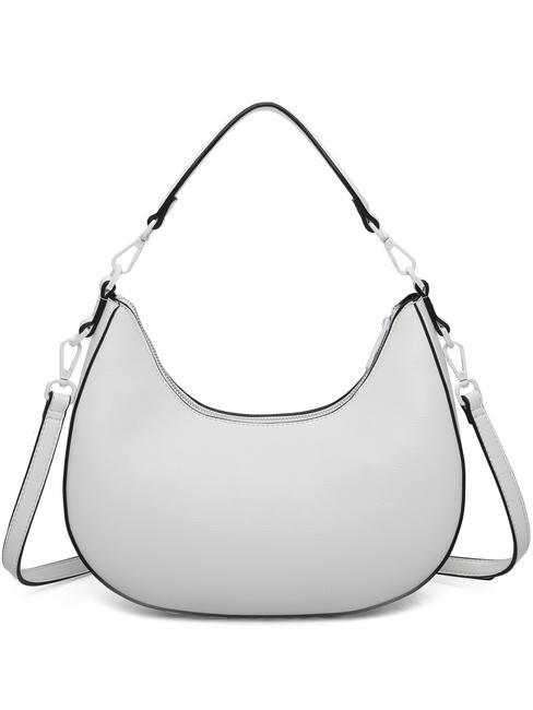 NINA Sac porté épaule croissant blanc - Sacs pour Femme