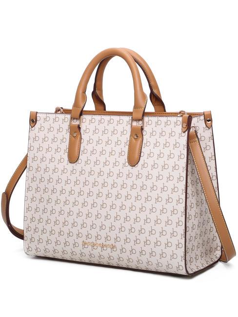 MONOGRAM Logo Sac à main, avec bandoulière blanc - Sacs pour Femme