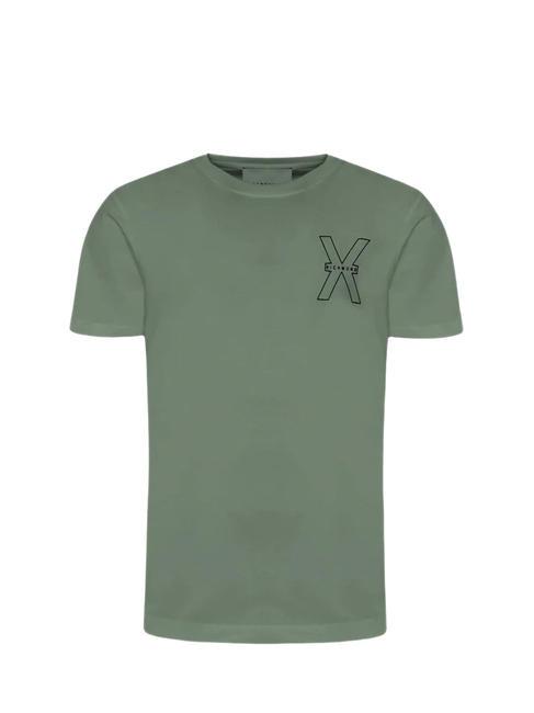 RACHED T-shirt en cotton lichen vert - T-shirt