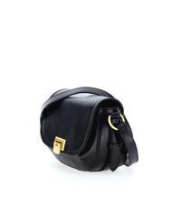 THE BRIDGE FEDERICA  Mini sac bandouli&egrave;re, en cuir black Gold - Valises Rigides - 2