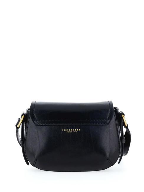 FEDERICA  Mini sac bandouli&egrave;re, en cuir black Gold - Valises Rigides