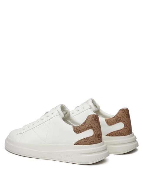 ELBA  Baskets ocre brun blanc - Chaussures Homme
