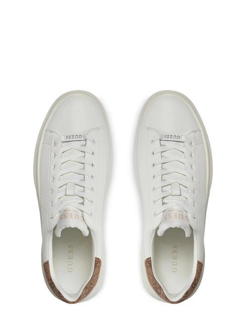 ELBA  Baskets ocre brun blanc - Chaussures Homme