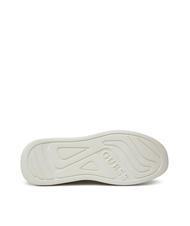 GUESS ELBA  Baskets ocre brun blanc - Chaussures Homme - 5