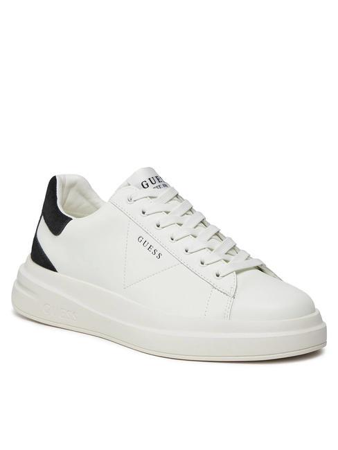 ELBA  Baskets blanc noir - Chaussures Homme