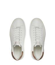 GUESS ELBA  Baskets ocre brun blanc - Chaussures Homme - 4