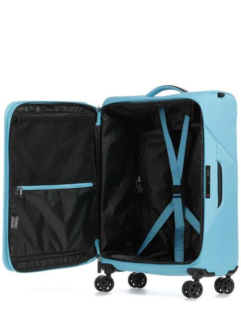 LITEBEAM Grand chariot extensible océan bleu - Valises Semi-rigides