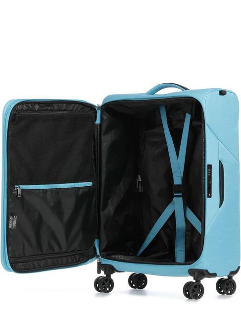 LITEBEAM Chariot extensible moyen océan bleu - Valises Semi-rigides