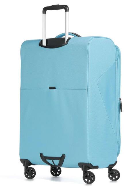 LITEBEAM Chariot extensible moyen océan bleu - Valises Semi-rigides