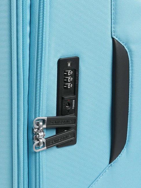 LITEBEAM Chariot extensible moyen océan bleu - Valises Semi-rigides