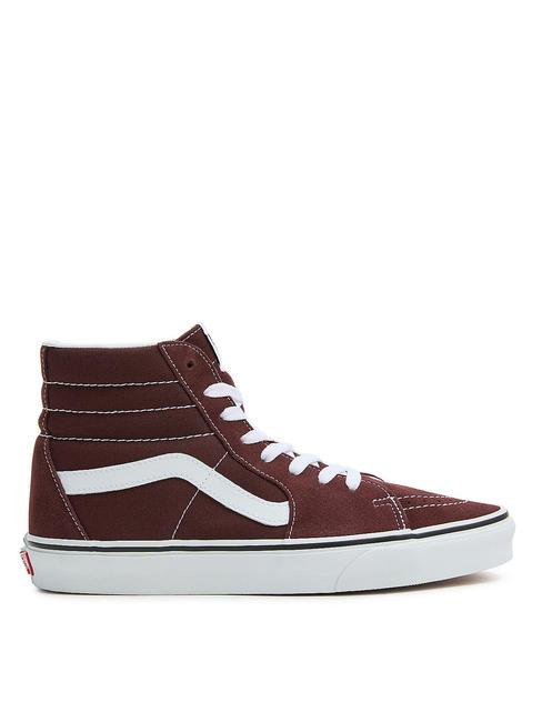UA SK8-HI Baskets en cuir théorie des couleurs chocolat amer - Chaussures unisexe