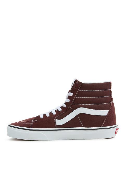 UA SK8-HI Baskets en cuir théorie des couleurs chocolat amer - Chaussures unisexe