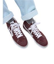 VANS UA SK8-HI Baskets en cuir théorie des couleurs chocolat amer - Chaussures unisexe - 5