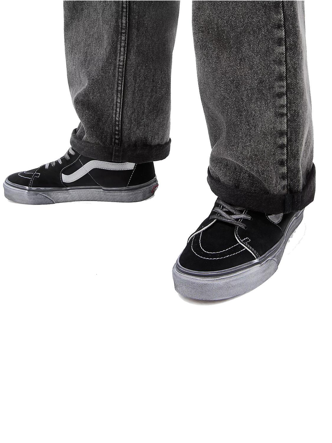 Vans sk8 cuir blanc hotsell