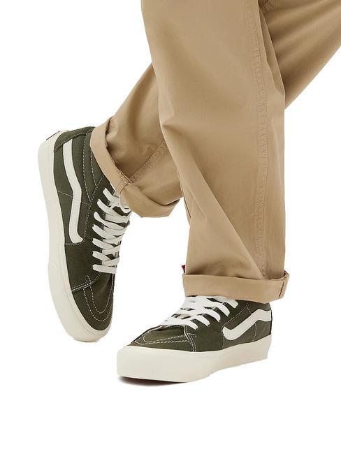 UA SK8-HI VR3 Baskets montantes en cuir feuille de vigne - Chaussures unisexe