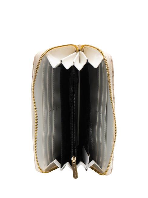 MONOGRAM Portefeuille zipp&eacute; blanc - Portefeuilles Femme