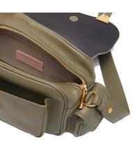 COCCINELLE CAMPUS Mini sac bandouli&egrave;re, en cuir vert laurier - Sacs pour Femme - 3