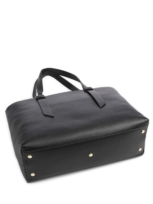 MALORY  Cabas épaule, en cuir Noir - Sacs pour Femme