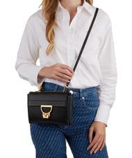 COCCINELLE ARLETTIS Mini sac en cuir texturé Noir - Sacs pour Femme - 4