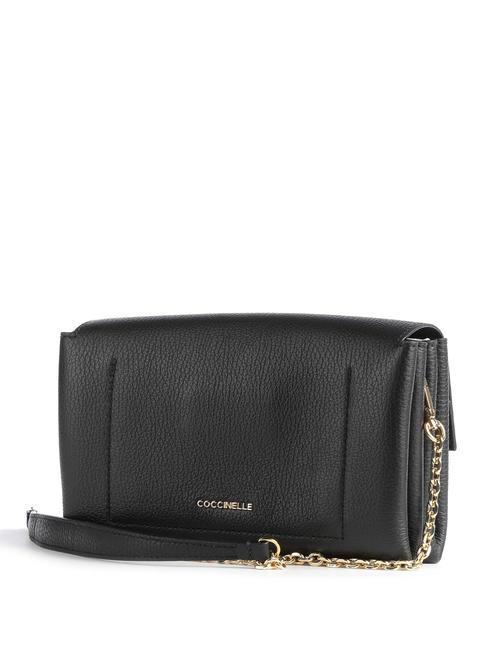 ARLETTIS  Mini sac bandouli&egrave;re, en cuir Noir - Sacs pour Femme