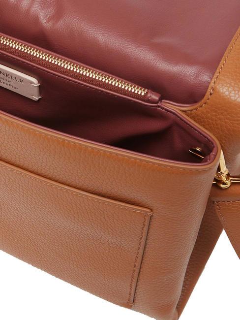 DORIAN Sac bandouli&egrave;re en cuir martel&eacute; CUIR - Sacs pour Femme