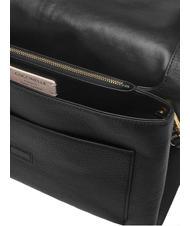 COCCINELLE DORIAN Sac bandouli&egrave;re en cuir martel&eacute; Noir - Sacs pour Femme - 3