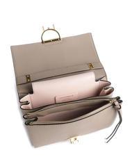 COCCINELLE ARLETTIS Sac à main en cuir martelé taupe chaud - Sacs pour Femme - 4