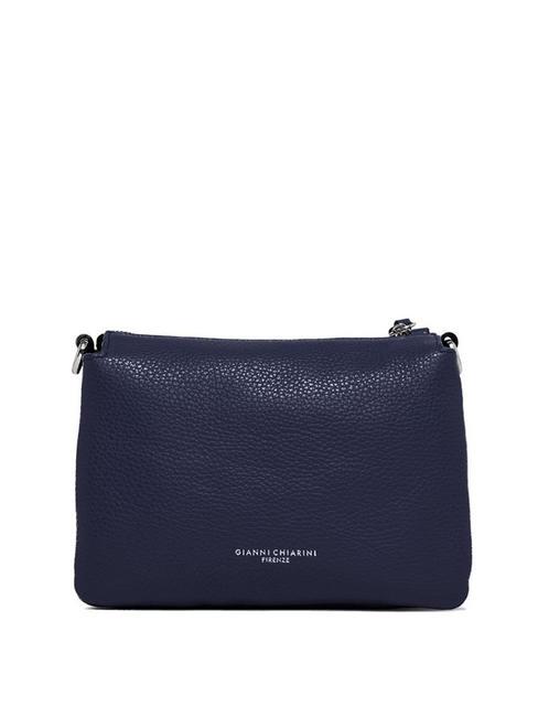 THREE  Mini sac bandoulière, en cuir BLEU - Sacs pour Femme